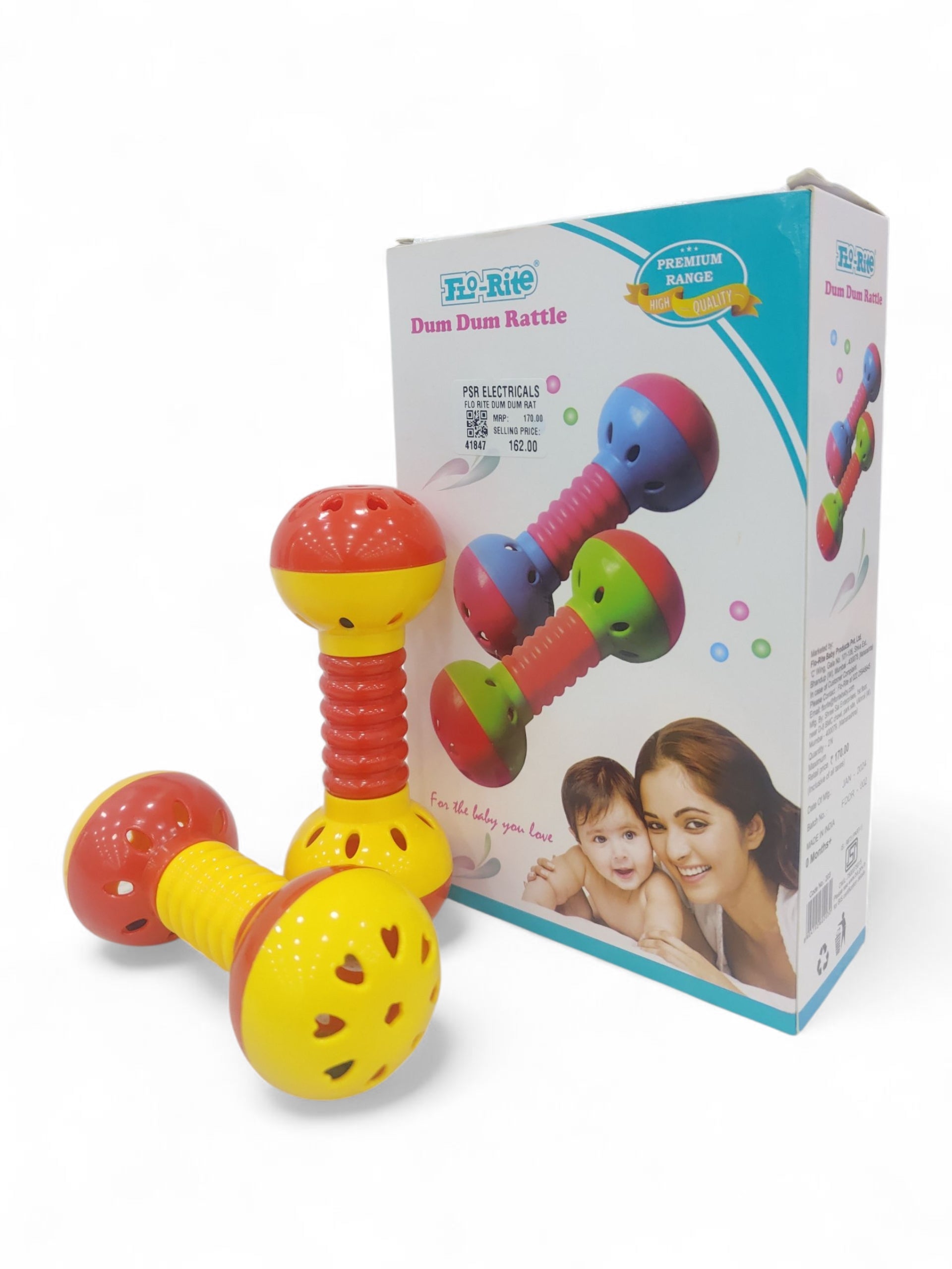 FLO RITE DUM DUM RATTLE RED FLO RITE DUM DUM RATTLE RED